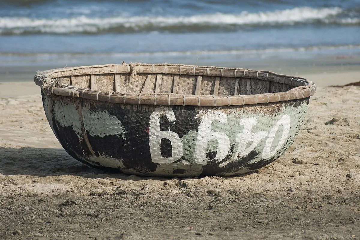 Da Nang Vietnam Coracles, shown in the At a Glance: 3 Days in Da Nang section of this Vietnam travel guide