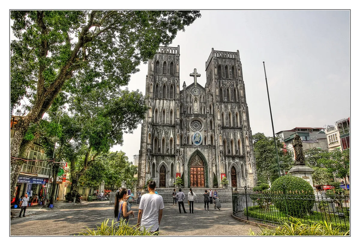 Hanoi VN St. Joseph's Cathedral, shown in the The Full Hanoi 3 Day Itinerary Plan section of this Vietnam travel guide
