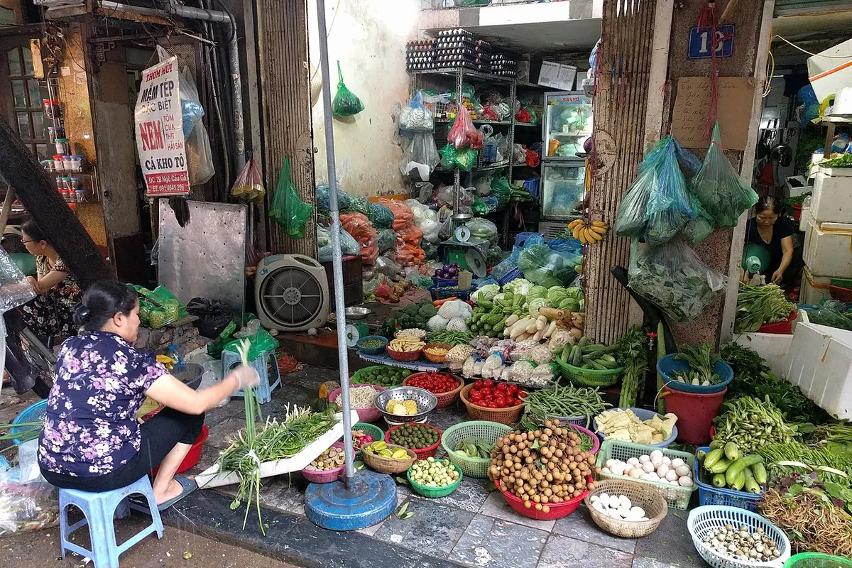 Things to do in Hanoi with kids — a scene in Hanoi