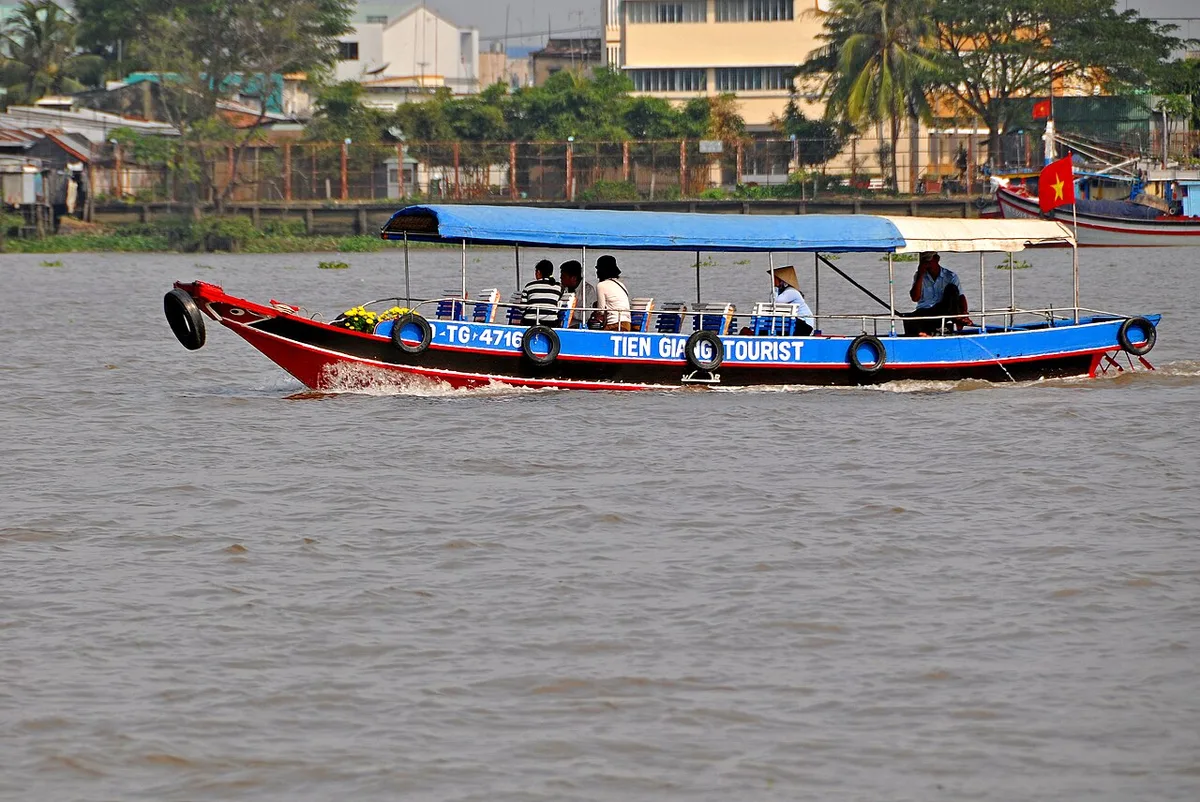 Tien Giang Tourist Boat on Mekong River, Vietnam (3352701114), contextual view for travelers planning a trip in Vietnam