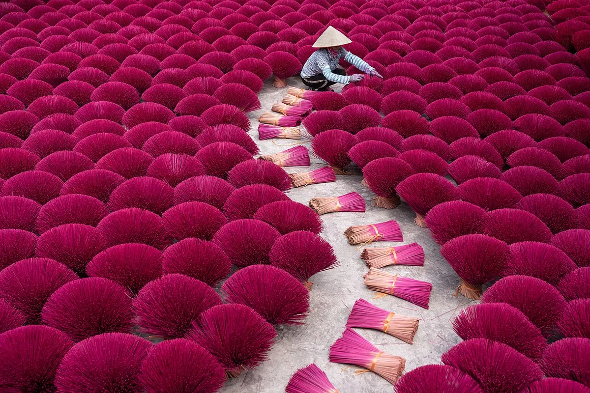Incense in Vietnam, shown in the Northern vs Central vs Southern Vietnam at a Glance section of this Vietnam travel guide