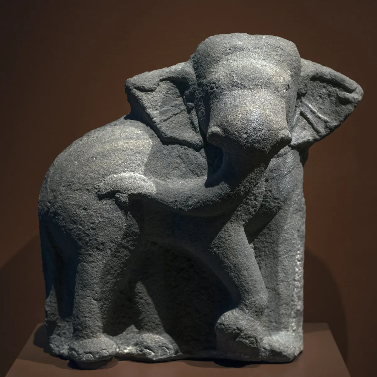 Sandstone elephant sculpture from Tra Kieu (1), contextual view for travelers planning a trip in Vietnam